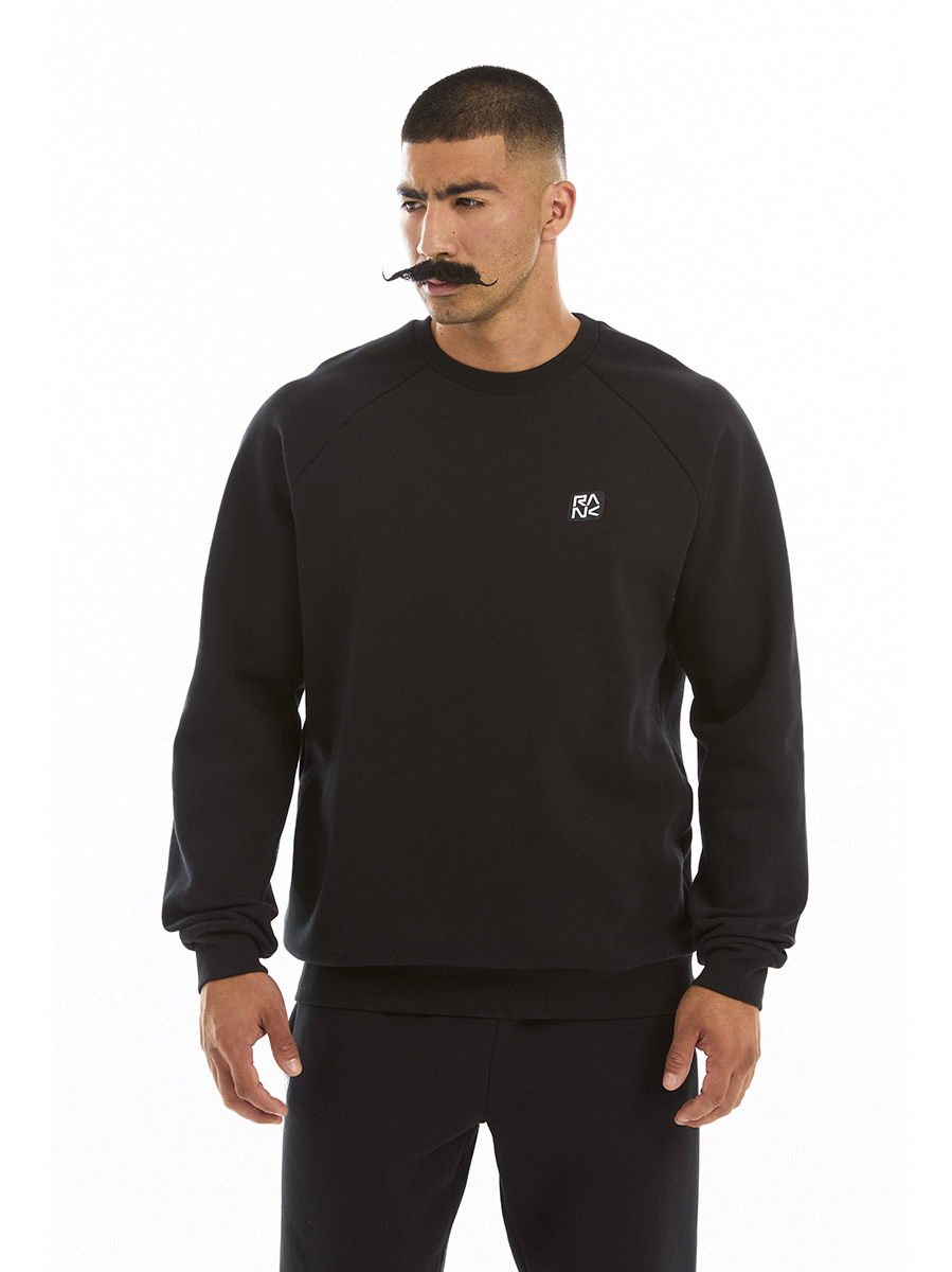 Свитшот RANK Man, Competitor Fleece Crew, Black