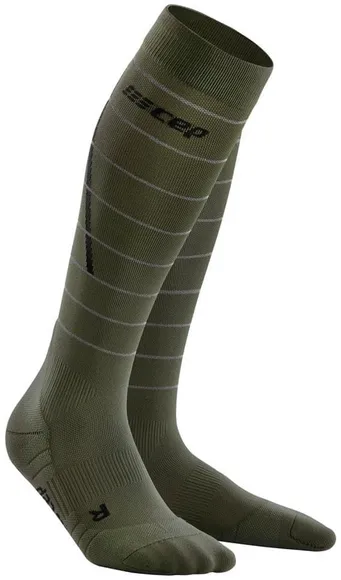 Компрессионные гольфы CEP для бега CEP Compression Knee Socks REFLECTIVE C123RM-DG