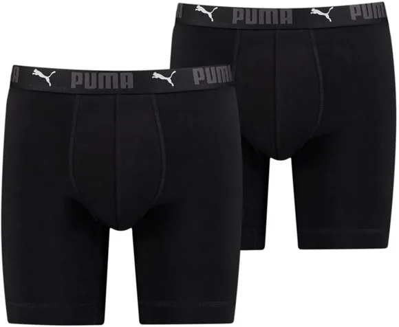 Боксеры (2 шт) PUMA SPORT COTTON LONG BOXER 2P 93552301