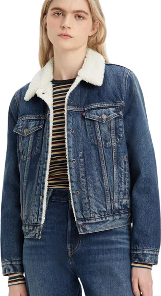 Джинсовка утепленная LEVIS ORIGINAL SHERPA TRUCKER JACKET 36136-0063