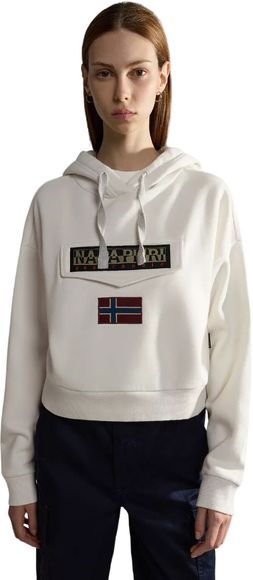 Толстовка Napapijri BURGEE W N1A WHITE WHISPER NA4HC5N1A