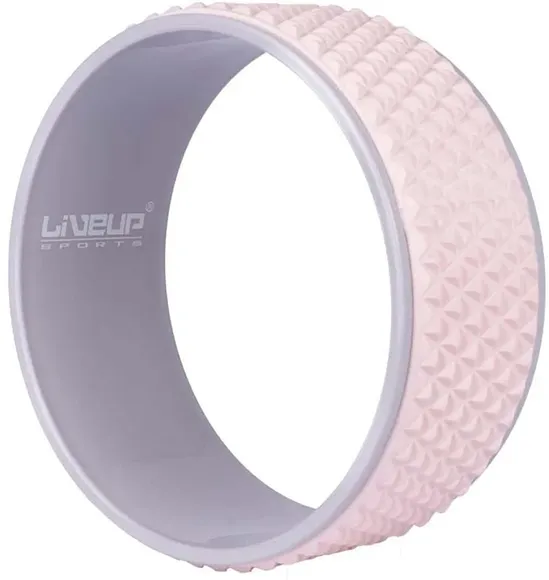 Кольцо для йоги LiveUp YOGA RING-PINK LS3750-p