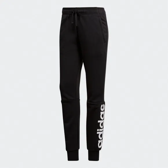 Трикотажные брюки жен. Adidas ESS LIN PANT BLACK/WHITE S97154