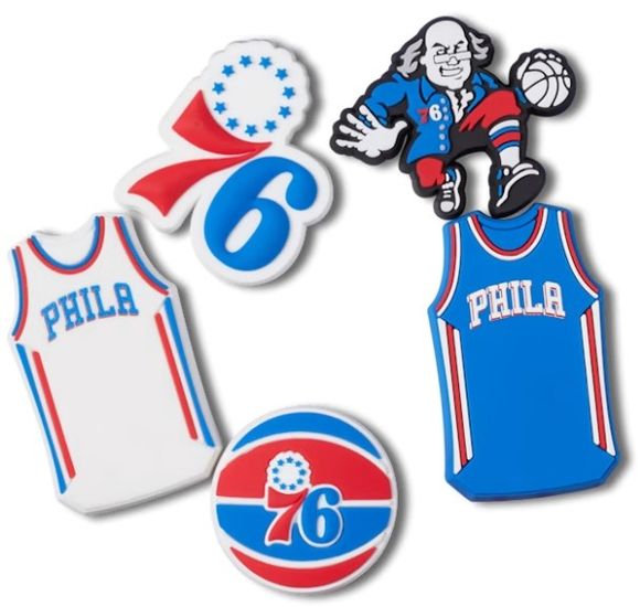 Джибитсы Crocs NBA Philadelphia 76ers 5Pck 10011802