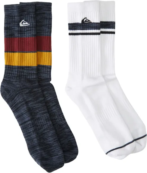 Носки (2 пары) Quiksilver QUIK 2PK CREW G M SOCK KTP0 AQYAA03298-KTP0