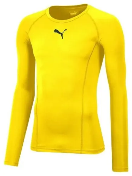 Лонгслив Puma LIGA Baselayer Tee LS Cyber Yellow 65592006