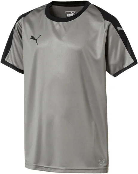 Футболка LIGA Jersey Jr Steel Gray-Puma Black