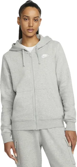 Толстовка Nike W NSW CLUB FLC FZ HOODIE STD DQ5471-063