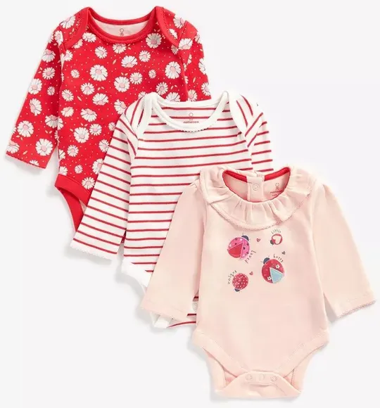 Боди (3 шт) Mothercare Bodysuit (3 pcs) MC-BB675