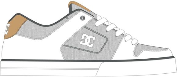 Кеды DC Shoes PURE SHOE XSWS 300660-XSWS