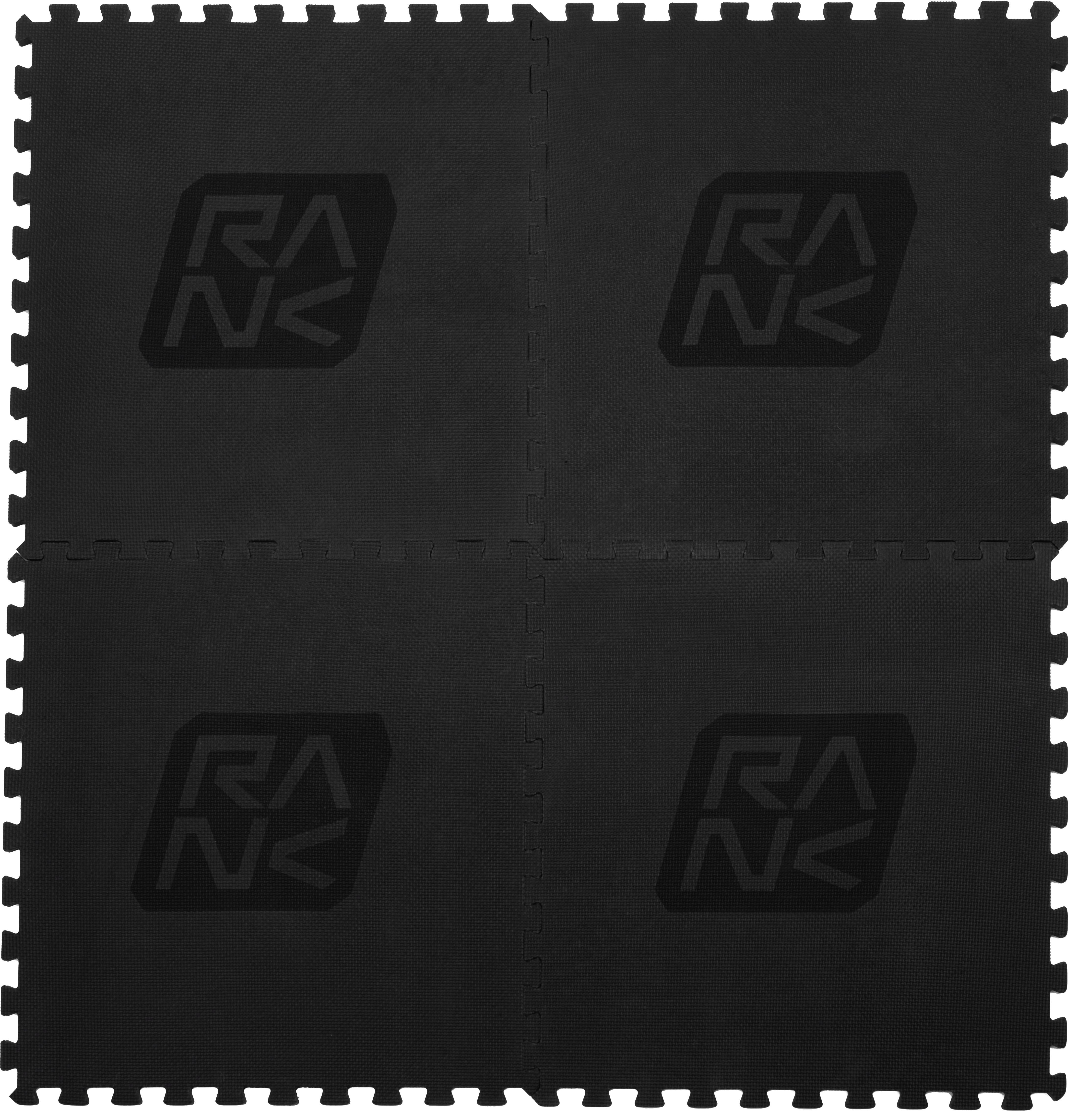 Коврик для тренажера 60см RANK Unisex, Puzzle Mat 60сm, Black