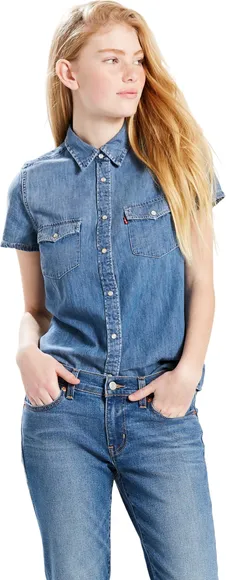 Рубашка Levis Levi's Original SS WESTERN SHIRT LOVEBLUE 35554-0004