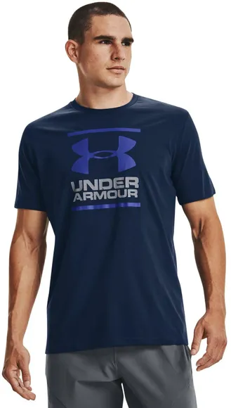 Футболка Under Armour UA GL Foundation SS T Academy / Steel / Royal 1326849-408