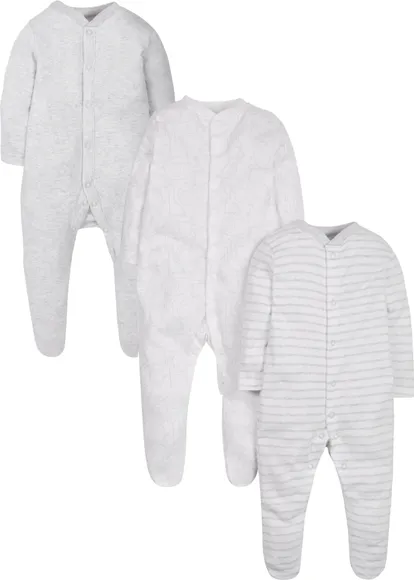 Комбинезон (3 шт) Mothercare CONT GREY 3PK SLEEP MC-KA027-1