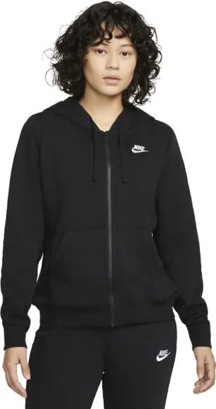 Толстовка Nike W NSW CLUB FLC FZ HOODIE STD DQ5471-010