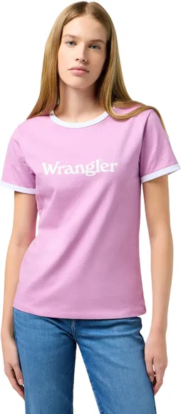 Футболка Wrangler RINGER TEE SMOKEY GRAPE 112350637