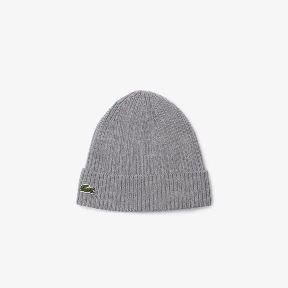 Шапка Lacoste Men's Ribbed Wool Beanie RB0001YRD