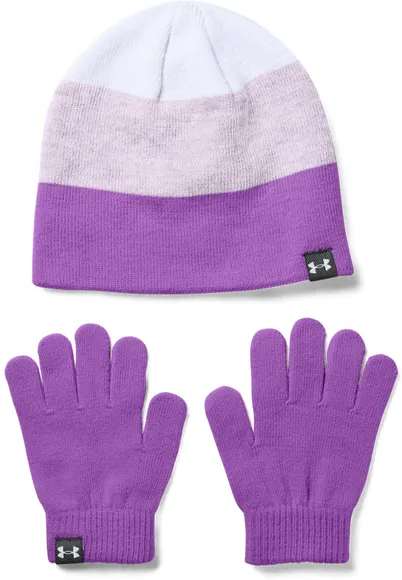 Шапка и перчатки Under Armour UA G Beanie Glove Combo 1345413-568