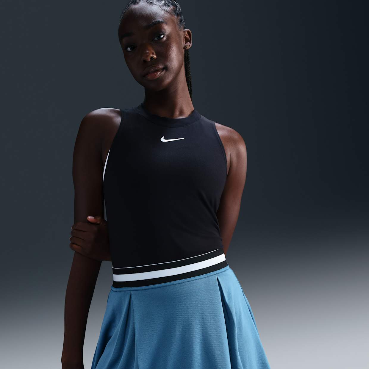 Юбка Nike W NKCT DF HERITAGE SKIRT