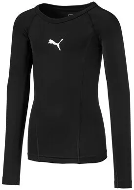 Лонгслив LIGA Baselayer Tee LS Jr Puma Black 65592103