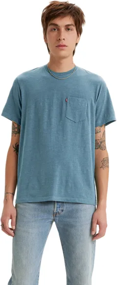 Футболка Levis SS CLASSIC POCKET TEE BLUES 19342-0161