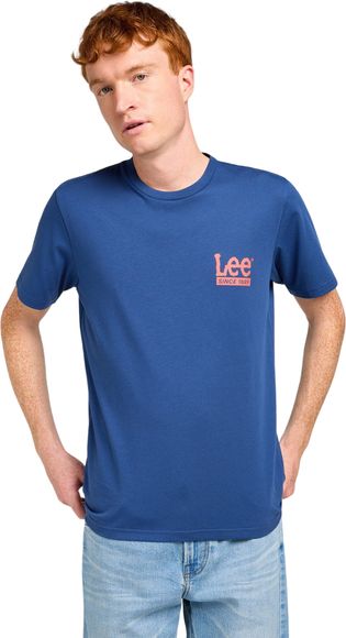 Футболка Lee LOGO TEE DRAMA BLUE 112349502