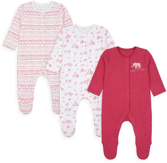 Комбинезон (3 шт) Mothercare Jumpsuit (3 pcs) MC-YA042