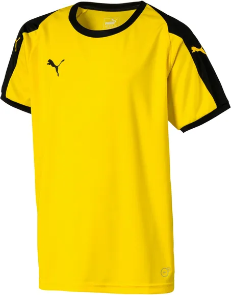 Футболка LIGA Jersey Jr Cyber Yellow-Puma Black