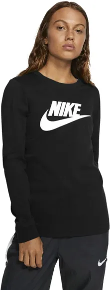 Лонгслив Nike W NSW TEE ESSNTL LS ICON FTR BV6171-010