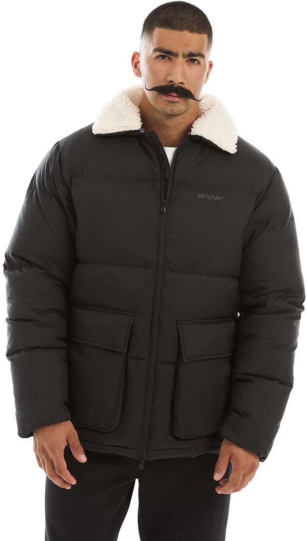 Пуховик RANK Man, PROOF-TEX Shearing Down Jacket, Black/White