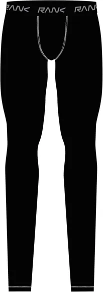 Тайтсы компрессионные RANK Man, Compression Leggings, Black/White 1001010-002