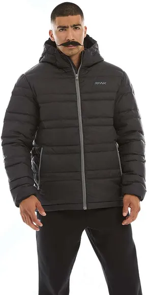 Пуховик RANK Man, STORM-TEX Down Hooded Jacket, Black/White 1004001-002