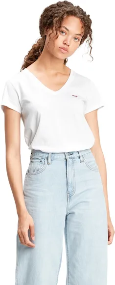 Футболка Levis Levi's Original PERFECT VNECK WHITE + 85341-0002