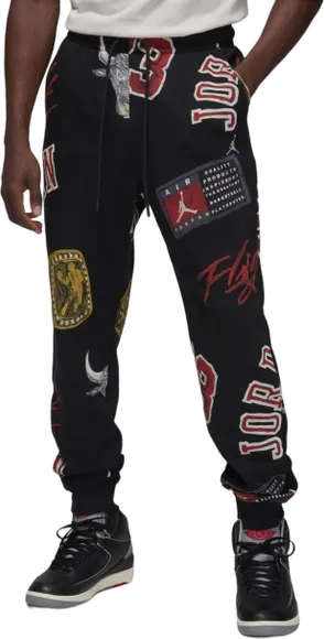 Брюки Nike M J ESS AOP FLC PANT FN4547-010