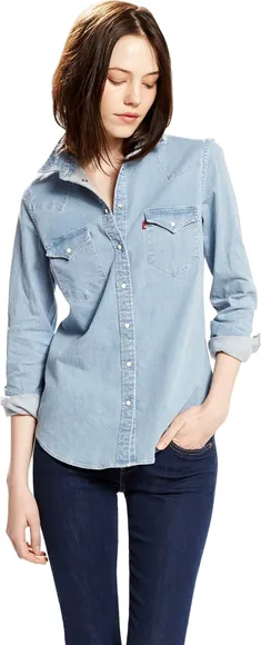 Рубашка Levis Levi's Original LS TLRD CLC SHIRT INDIGO 17269-0015