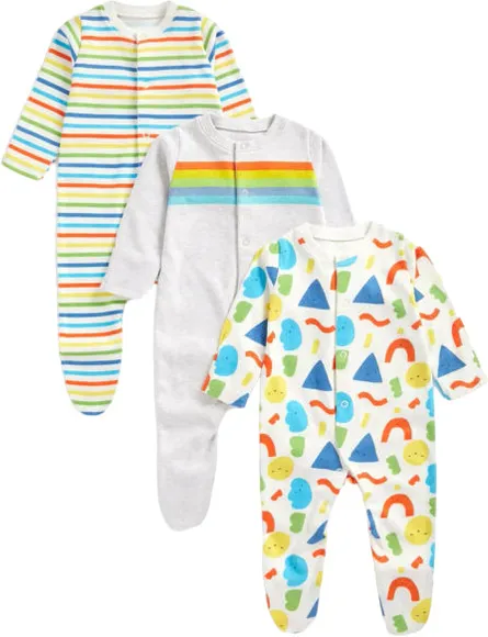 Комбинезон (3 шт) Mothercare BE U CM 3PK SLEEPSUITS MC-ZA075-1