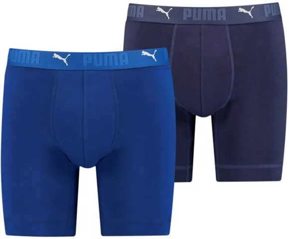 Боксеры (2 шт) PUMA SPORT COTTON LONG BOXER 2P 93552302