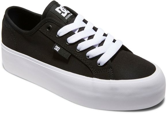 Кеды DC Shoes MANUAL PLATFORM J SHOE BKW ADJS300280-BKW