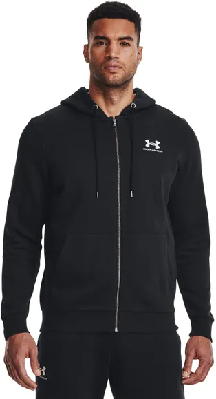 Толстовка Under Armour UA Essential Fleece FZ Hood-BLK 1373881-001