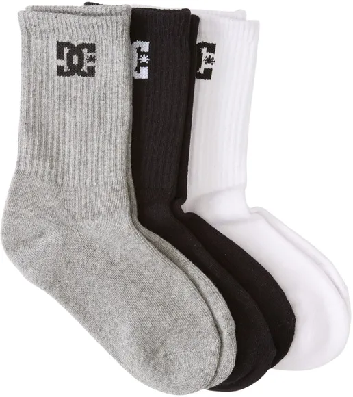 Носки DC Shoes SPP DC CREW 3PK SOCK KVJ8 ADBAA03007-KVJ8