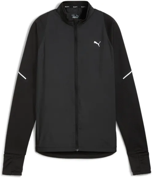 Толстовка Puma RUN GRID FLEECE/WOVEN JACKET