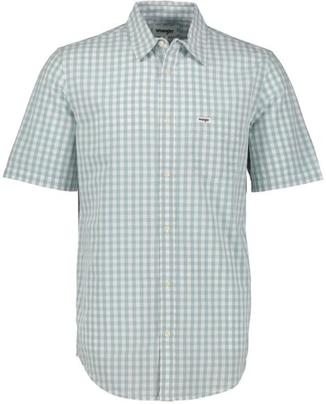 Рубашка Wrangler SS 1 PKT SHIRT BLUE FOG 112350567