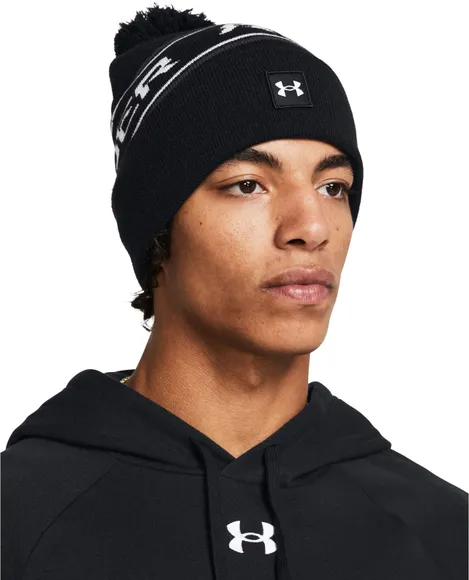 Шапка Under Armour UA MENS HALFTIME POM BEANIE 1379985-001