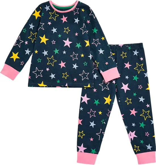 Пижама Mothercare GIRLS EPP NAVY STAR LS/LL PYJAMA MC-CA763