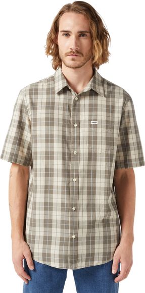 Рубашка Wrangler SS 1 PKT SHIRT DUSTY OLIVE 112350565