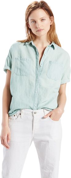 Рубашка Levis Levi's Original SS HOLLY SHIRT SPRINGBLUE 22798-0000