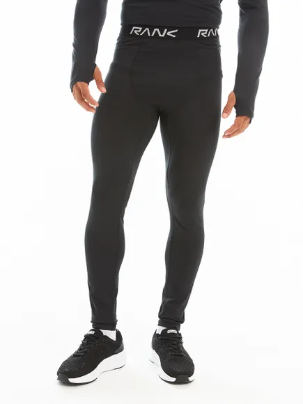 Термобелье (низ) RANK Man, HEAT-TEX Compression Leggings, Black/White 1001009-002