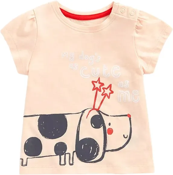 Футболка Mothercare MG PROMO LIGHT PINK DOG TEE SS MC-BB171-1