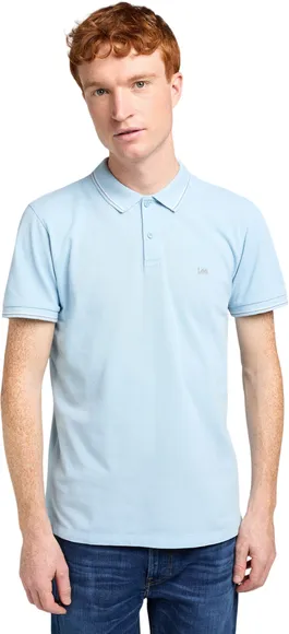 Поло Lee PIQUE POLO HEATHER BLUE SKY 112349975