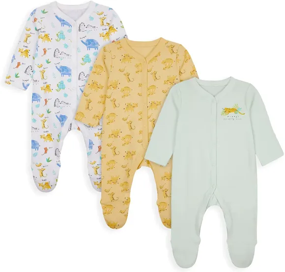 Комбинезон (3 шт) Mothercare U M&D 3PK SLEEPSUITS/074 MC-YA050-1